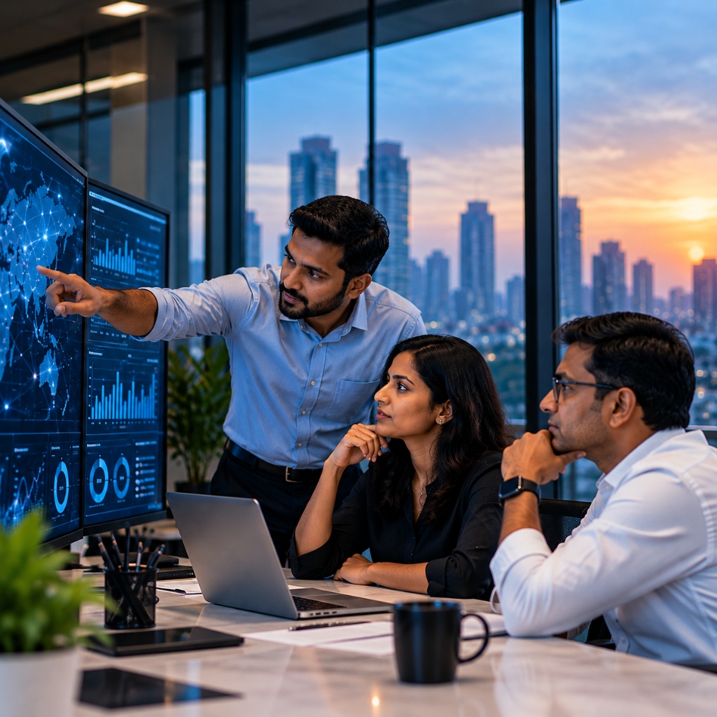 Konnet technology engineering specialists collaborating on enterprise architecture