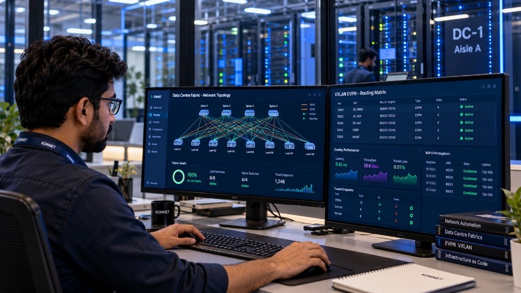 Automated Data Centre Fabric and Spine-Leaf Networking