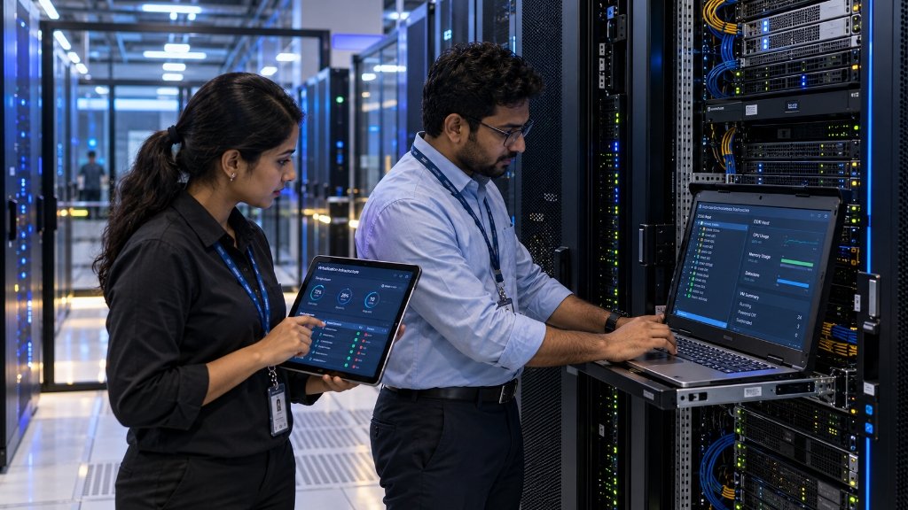 Konnet Data Centre Systems Engineers Configuring Enterprise Infrastructure